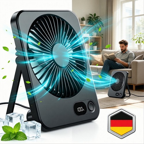 Akku kleiner tischventilator - akku,