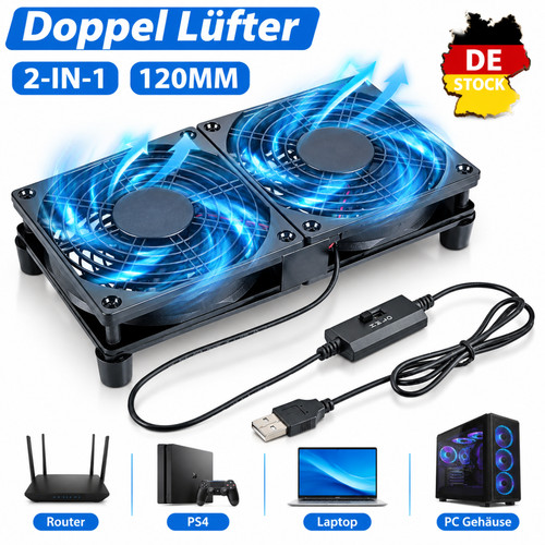 Usb doppel lüfter - usb, ventilator