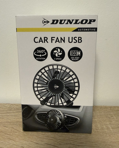 Dunlop car fan - usb, ventilator