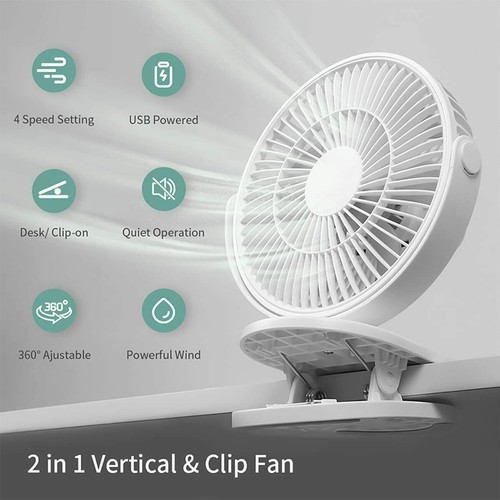 Usb tischventilator clip mini - usb,