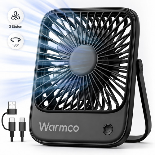 Warmco usb tischventilator - warmco,