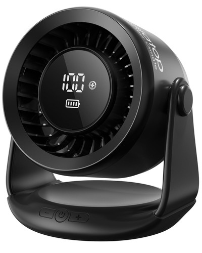 Gaiatop tischventilator akku - akku, 6