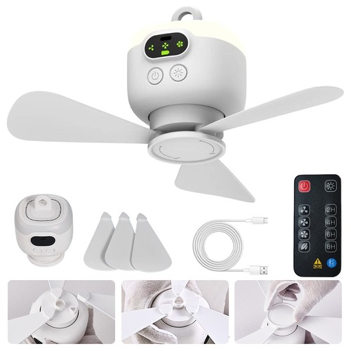 Usb camping ventilator - camping, akku
